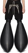 Rick Owens Black Porterville Boxers Shorts In 0908 Black/pearl