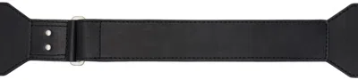 Rick Owens Black Porterville Cargo Belt In 09 Black