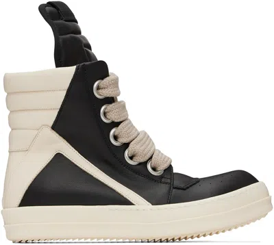 Rick Owens Black Geobasket Trainers