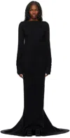 Rick Owens Luna Gown In 09 Black