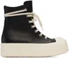 Rick Owens Mega Bumper Sneakers Men In 911 Black/milk/milk