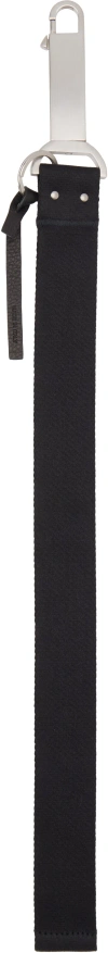 Rick Owens Black Porterville Rick's Keychain In 09 Black