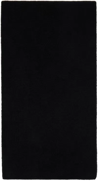 Rick Owens Black Porterville Scarf In 09 Black