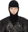 Rick Owens Black Porterville Skull Balaclava In 09 Black