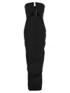 Rick Owens Cutout Maxi Dress In Black