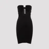 Rick Owens Recycled Stretch-jersey Mini Dress In Black