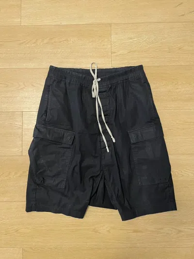 Pre-owned Rick Owens Black  Cargo Shorts