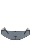 Rick Owens Black Shield Sunglasses In Gray