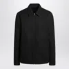 Rick Owens Brad Webbing-trimmed Double-faced Cashmere Bomber Jacket In Black