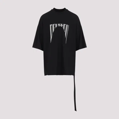 Rick Owens Jumbo Hollywood T-shirt In Black