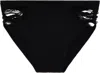 Rick Owens Black Shredded Merino Knit Brief In 09 Black
