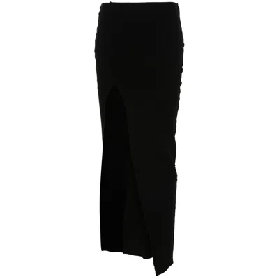 RICK OWENS BLACK SKIRTS