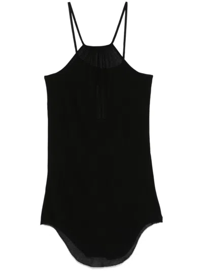 Rick Owens Black Skorpio Tank Top
