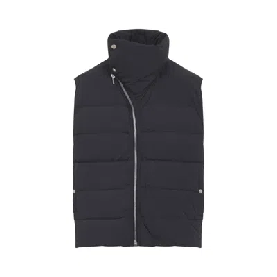 RICK OWENS BLACK SL FLIGHT VEST
