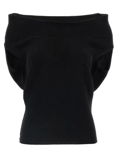 Rick Owens Off-shoulder Tops In Black