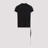 Rick Owens Black Short Level T-shirt In Black