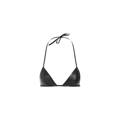 Rick Owens Black Snake Leather Top