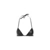 Rick Owens Snake Print Leather Triangle Bra