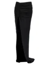 Rick Owens Black Soft Edfu Long Skirt In Black