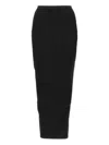 Rick Owens "pillar" Maxi Skirt In Black