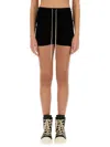 Rick Owens Black Solid Shorts In Black