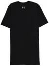 Rick Owens Short-sleeved Cotton T-shirt In Black