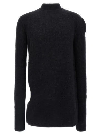 RICK OWENS BLACK SUBHUMAN SWEATER