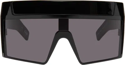 Rick Owens Black Suicide Edition Rev Sunglasses