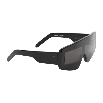 RICK OWENS BLACK SUNGLASSES