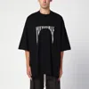 RICK OWENS BLACK T-SHIRT TOMMI T