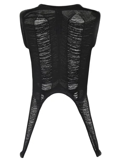 RICK OWENS BLACK TANJA T TOP