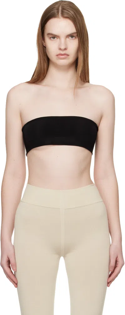 Rick Owens Black Temple Bandeau Tube Top