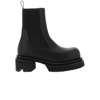 Pre-owned Rick Owens Black Temple Beatle Bogun Chelsea Boot 'black' | Men's Size 41