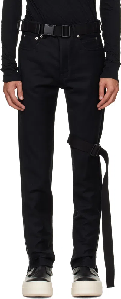 Rick Owens Black Temple Blixa Jeans