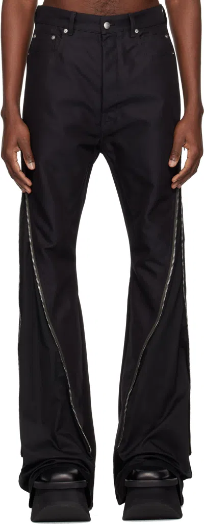 Rick Owens Black Temple Bolan Banana Jeans