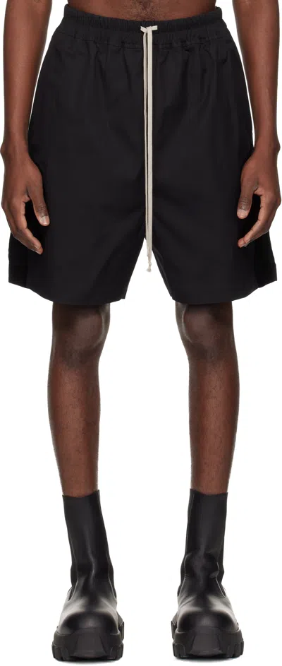 Rick Owens Black Temple Boxer Shorts