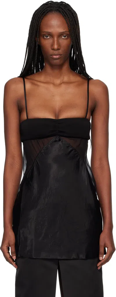 Rick Owens Black Temple Combo Slip Top