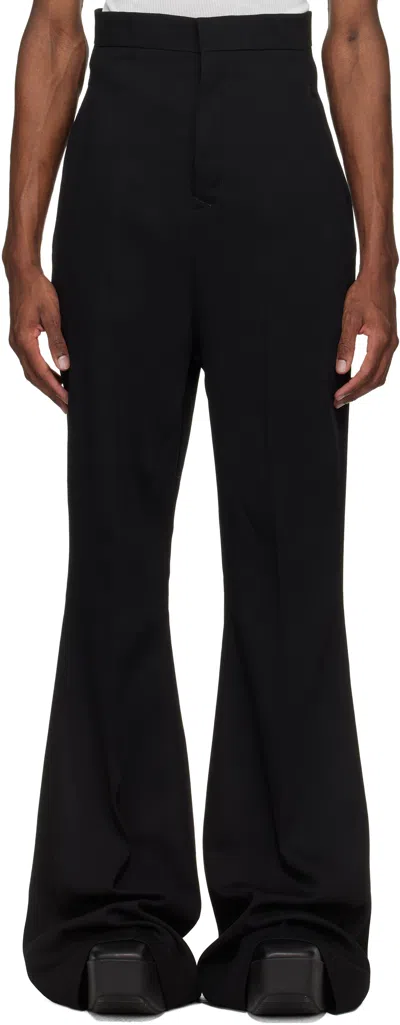 Rick Owens Black Temple Dirt Bolan Trousers