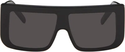 Rick Owens Black Temple Documenta Sunglasses