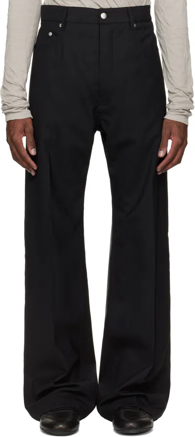 Rick Owens Black Temple Geth Trousers