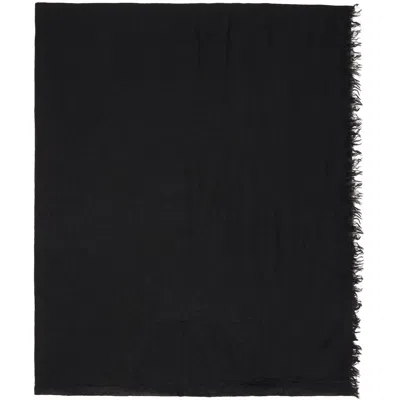 Rick Owens Black Temple Ginny Square Scarf