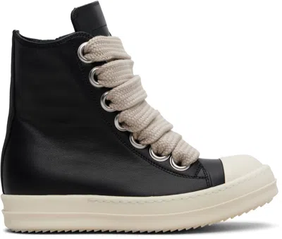 Rick Owens Black Temple Jumbolace Sneakers