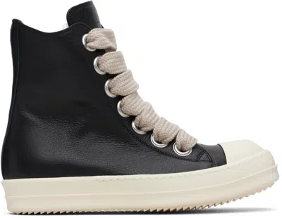 Rick Owens Black Temple Jumbolace Sneaks Sneakers In Multi