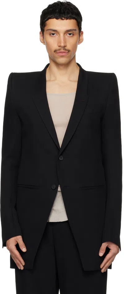 Rick Owens Black Temple Larry Neue Blazer