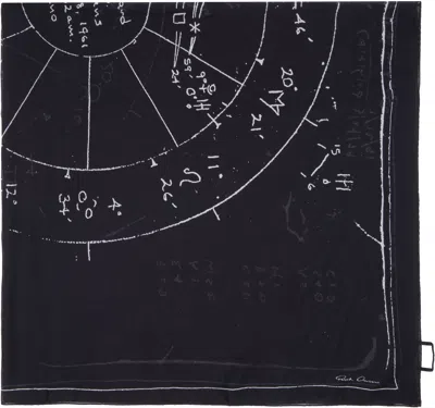 Rick Owens Black Temple Pino Astro Scarf