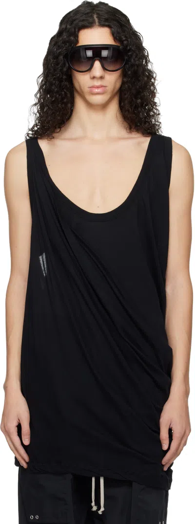 Rick Owens Black Temple Pony Tank Top