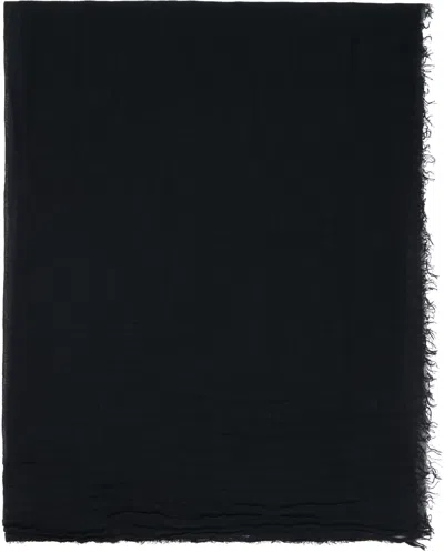 Rick Owens Black Temple Sandy Mega Scarf