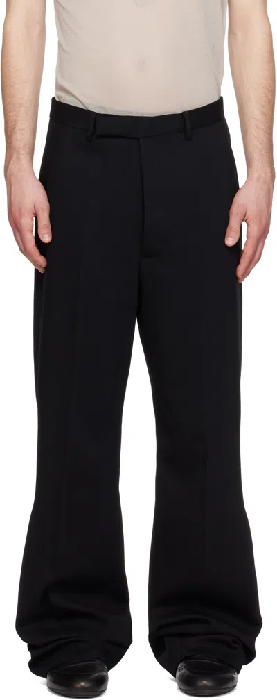Rick Owens Black Temple Tailored Geth Trousers