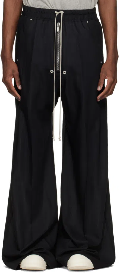 Rick Owens Black Temple Wide Bela Trousers