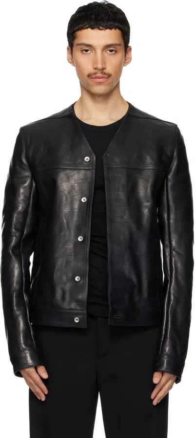 Rick Owens Black Temple Work Jacket
